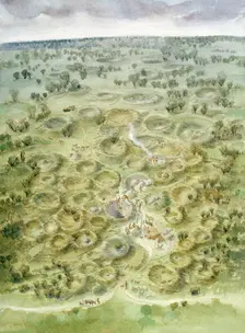 Grimes Graves, c2000 BC, (c1990-2010). Artist: Judith Dobie