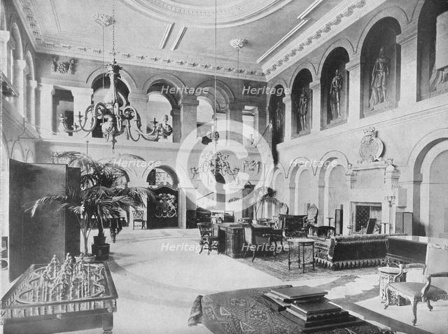 'Grimsthorpe Castle, Lincolnshire - The Earl of Ancaster', 1910. Artist: Unknown.