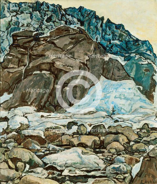 Grindelwald Glacier, 1912. Creator: Hodler, Ferdinand (1853-1918).