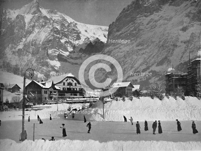'Grindelwald in Winter', 1910. Artist: John Swain & Son.