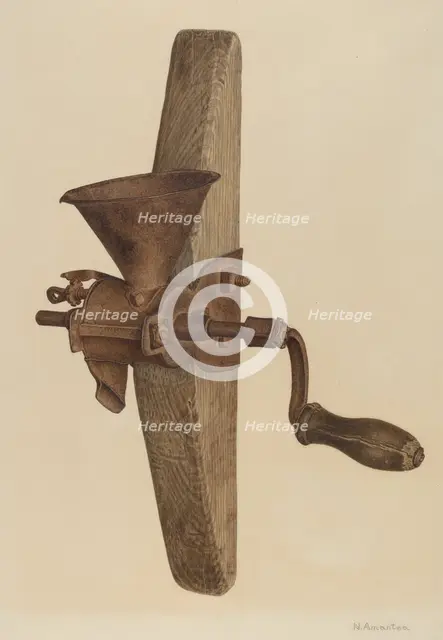 Grinder, 1935/1942. Creator: Nicholas Amantea.