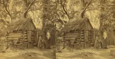 Grinding the axe, (1868-1900?). Creator: O. Pierre Havens