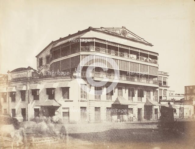 [Grindley and Company Building, Calcutta], 1850s. Creator: Captain R. B. Hill.