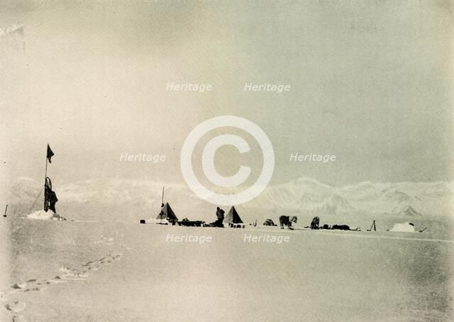 'Grisi Depot, Latitude 82° 45' South', c1908, (1909).  Artist: Unknown.