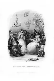 Grist to the Lawyer's Mill 1872.Artist: C Burt