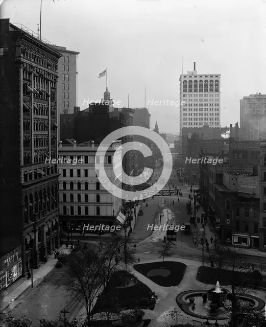 Griswold Street, looking south, Detroit, Mich., between 1900 and 1910. Creator: Unknown.
