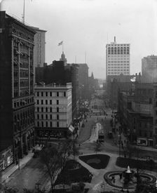Griswold Street, looking south, Detroit, Mich., between 1900 and 1910. Creator: Unknown