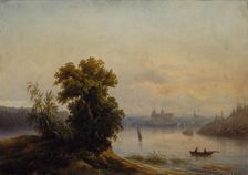 Gripsholm Castle, 1851-1853. Creator: Lars Theodor Billing