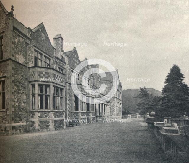'Grizedale Hall, Lancashire: The South Front and Terrace', c1911.