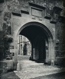 Grizedale Hall, Lancashire: Archway in Tower to Porte-Cochere c1911