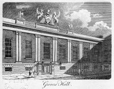 Grocers Hall, City of London, 1811.Artist: Sands