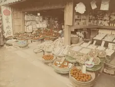 Grocery, 1880s. Creator: Kusakabe Kimbei