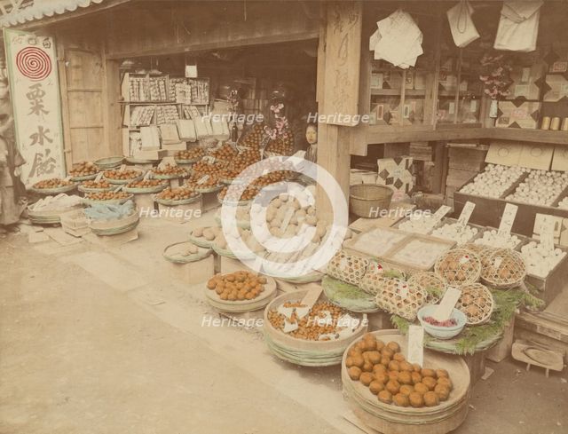 Grocery, 1880s. Creator: Kusakabe Kimbei.