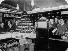 Grocery, Fipeltaner and Vida, Ungaria, Sopron, between 1895 and 1910. Creator: Unknown