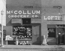 Grocery store, Greensboro, Alabama, 1936. Creator: Walker Evans