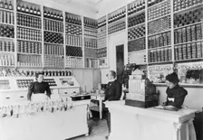 Grocery store, Luxembourg, between 1897 and 1910. Creator: Unknown