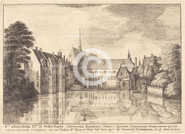 Groenendael Abbey, 1647. Creator: Wenceslaus Hollar.