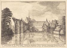 Groenendael Abbey, 1647. Creator: Wenceslaus Hollar