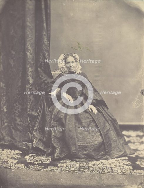 Gröfin Auersperg, 1850s-60s. Creator: Franz Antoine.