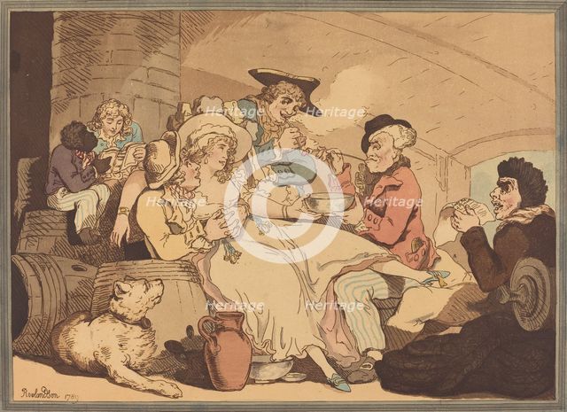 Grog on Board, 1789. Creator: Thomas Rowlandson.
