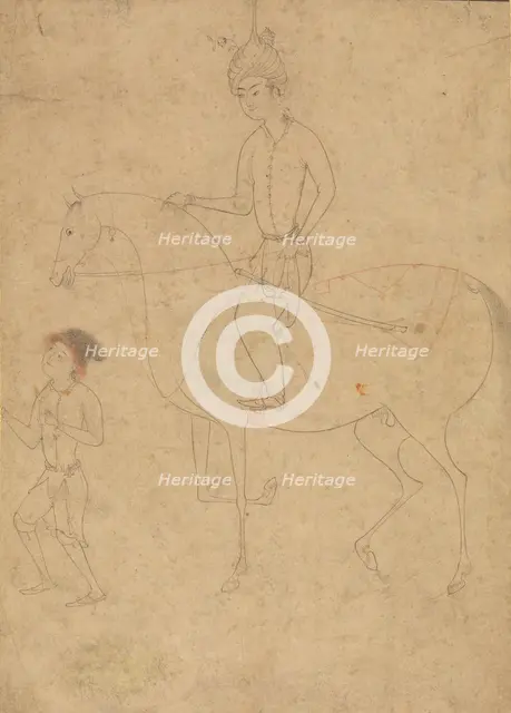 Groom and Rider, 1540-50. Creator: Unknown.