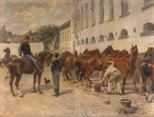 Grooming, 1887. Creator: Leon Abry