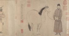 Grooms and Horses, dated 1296 and 1359. Creator: Zhao Mengfu