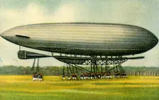 Gross-Basenach M I military airship, 1908, (1932). Creator: Unknown
