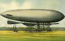 Gross-Basenach M I military airship, 1908, (1932). Creator: Unknown