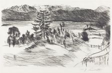 Grosse Walchenseelandschaft (Large Walchensee Landscape), 1923. Creator: Lovis Corinth
