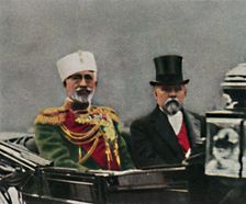 Großfürst Nikolai Nikolajewitsch (1856-1929) u. Poincaré (geb. 1860) 1934. Creator: Unknown