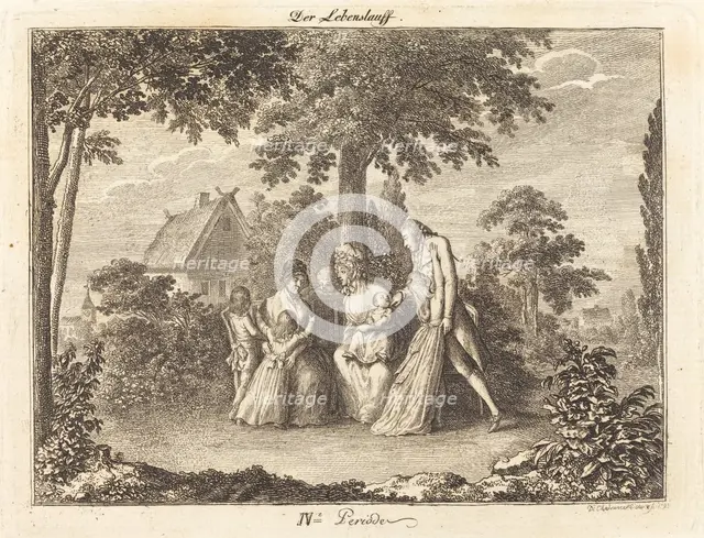 Growing Family, 1793. Creator: Daniel Nikolaus Chodowiecki.