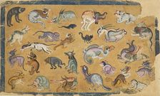 Grotesque animals, 18th-19th century