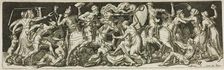 Grotesque Battle, from Combats and Triumphs, 1561/72. Creator: Etienne Delaune