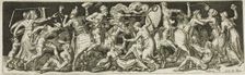 Grotesque Battle, from Combats and Triumphs, 1561/72. Creator: Etienne Delaune
