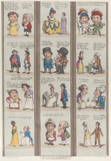 Grotesque Borders for Rooms & Halls, [1800], reprint., [1800], reprint. Creator: Thomas Rowlandson