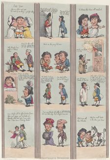 Grotesque Borders for Rooms & Halls, [1800], reprint., [1800], reprint. Creator: Thomas Rowlandson