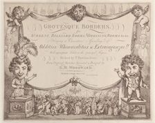 Grotesque Borders for Screens, Billiard Rooms, Dressing Rooms, &c &c, 1799-1800., 1799-1800. Creator: Thomas Rowlandson
