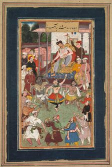Grotesque Dancers Performing, c.1600. Creator: Unknown