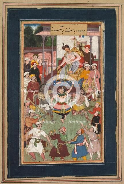 Grotesque Dancers Performing, c.1600. Creator: Unknown.