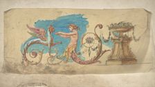 Grotesque Frieze, 19th century. Creator: Anon