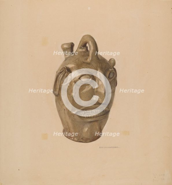 Grotesque Jug, c. 1938. Creator: George Loughridge.