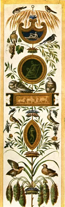 Grotesque paintings from the Vatican loggias, Rome, Italy, (1928). Creator: Unknown