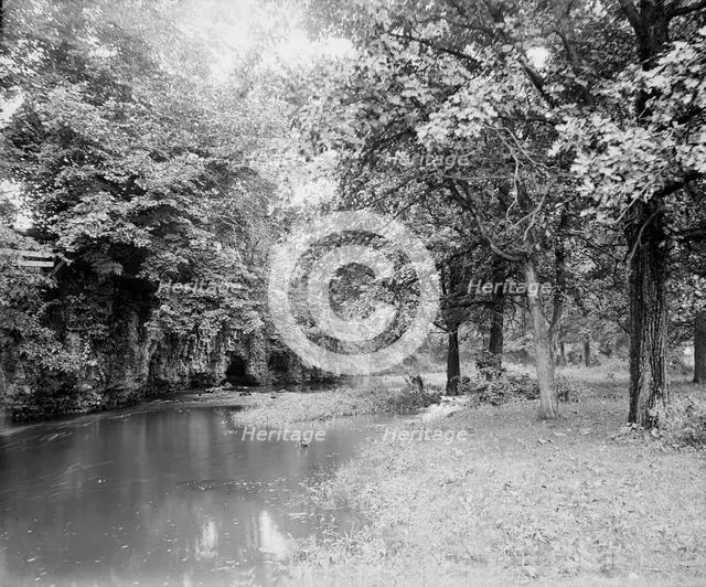 Grotto, Mill Creek Park, near Batavia, The, between 1880 and 1899. Creator: Unknown.