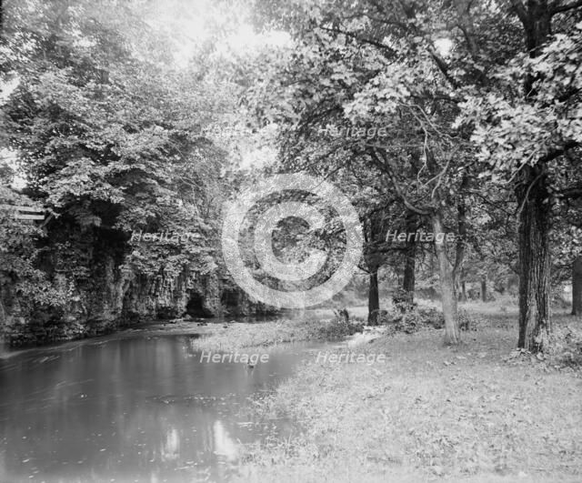 Grotto, Mill Creek Park, near Batavia, The, between 1880 and 1899. Creator: Unknown.
