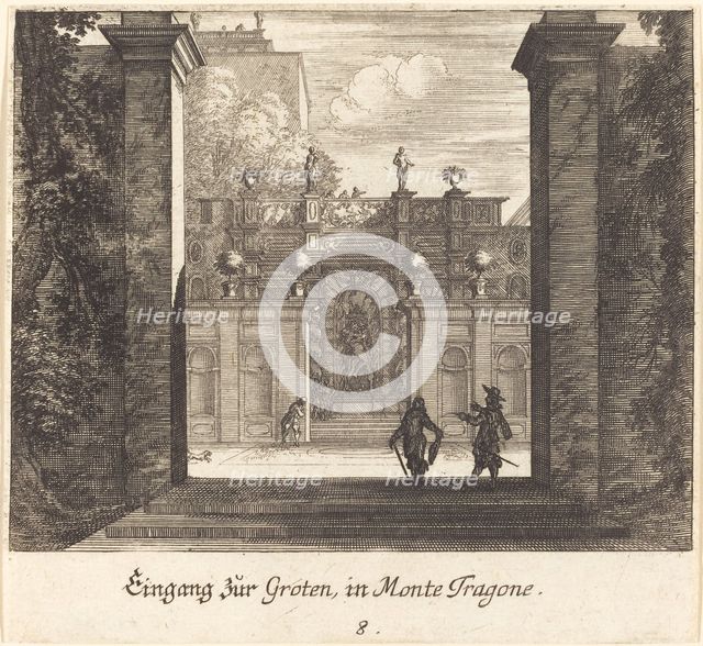 Grotto, Monta Tragone, 1681. Creator: Melchior Küsel.