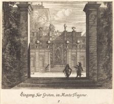 Grotto, Monta Tragone, 1681. Creator: Melchior Küsel