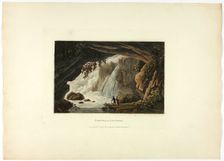 Grotto of Neptune, plate twenty-three from the Ruins of Rome, published February 1, 1798. Creator: Matthew Dubourg