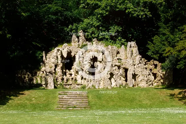 Grotto at Old Wardour Castle, Tisbury, Wiltshire, c2010-c2017. Artist: Jonathan Bailey.