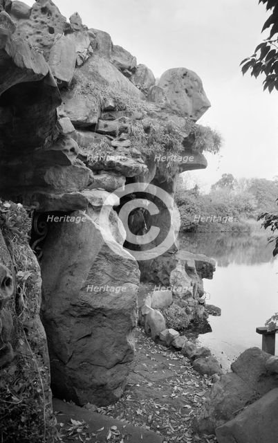 Grotto at Ascot Place, Winkfield, Berkshire, 1945. Artist: Eric de Maré